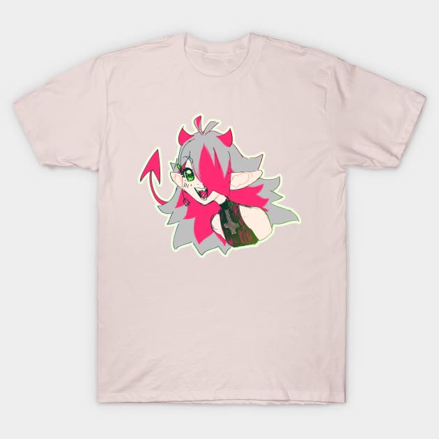 Devil Girl T-Shirt by SnakeRibs